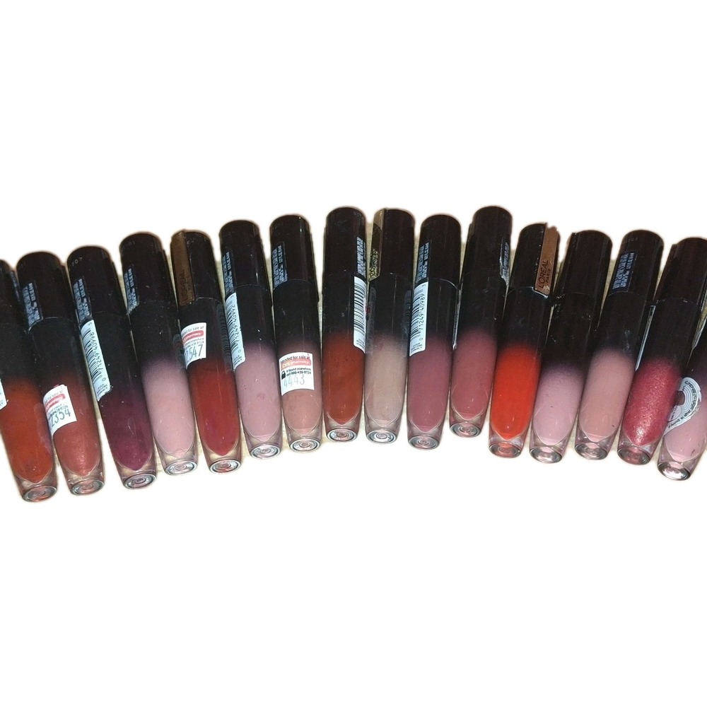 Mixed Brands Full Size  Maybelline Gloss, L'Oréal.   ONE INDIVIDUAL LIPSTICK